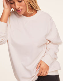 Adore Me Autumn Sweatshirt in color Bridal Blush and shape hoodie