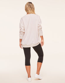 Adore Me Autumn Sweatshirt in color Bridal Blush and shape hoodie