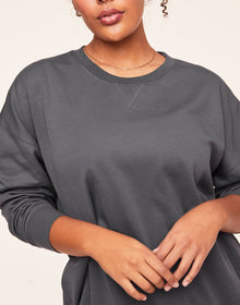 Adore Me Autumn Sweatshirt in color Lava Smoke and shape hoodie