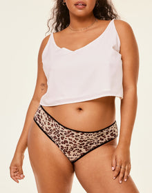 Adore Me Helene Cheeky Panty in color On the Prowl C04 and shape cheeky