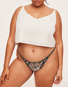 Adore Me Nicoletta G-string in color Flying Butterflies C03 and shape g-string