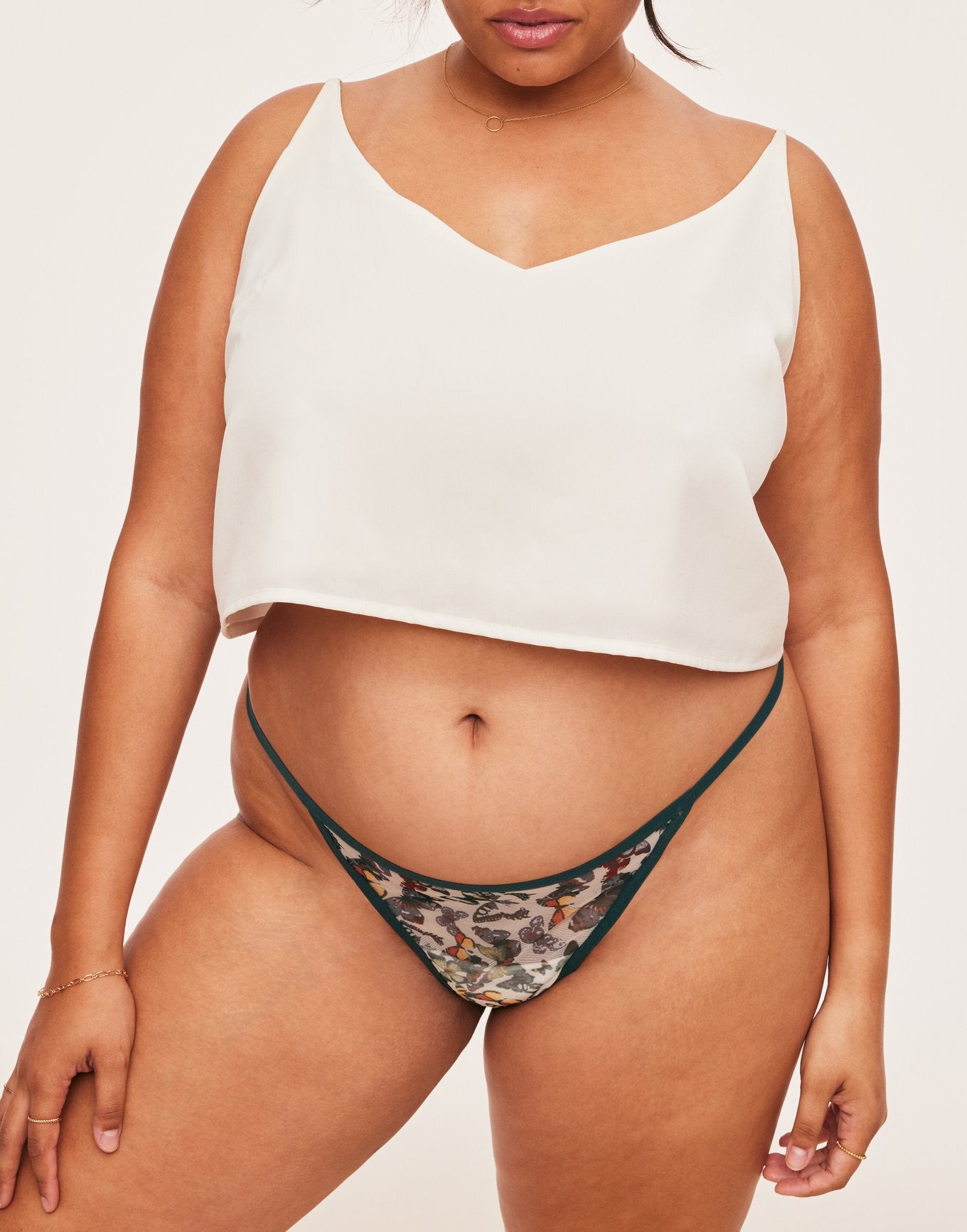 Adore Me Nicoletta G-string in color Flying Butterflies C03 and shape g-string