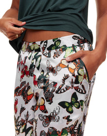 Adore Me Alania Tank & Pants Pajama Set in color Flying Butterflies C03 and shape pj