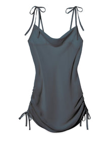 Adore Me Raluca Slip in color Stormy Weather and shape slip