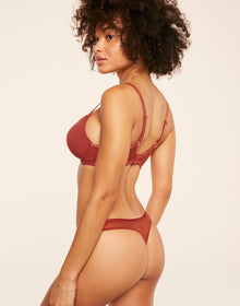Adore Me Elora in color Ketchup and shape plunge