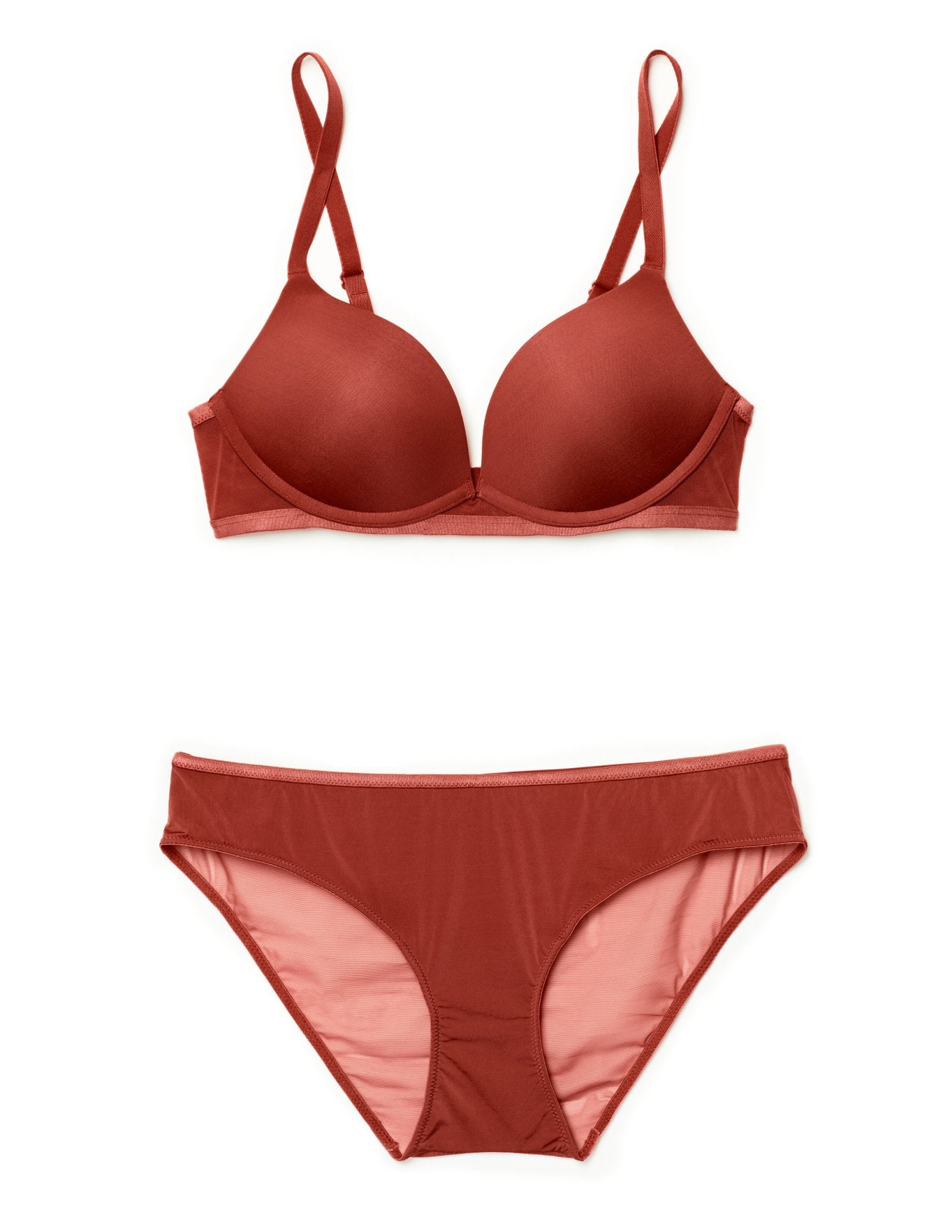 Adore Me Elora in color Ketchup and shape plunge