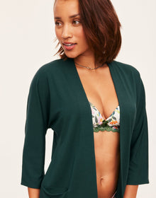 Adore Me Cassidy Robe in color Green Gables and shape robe
