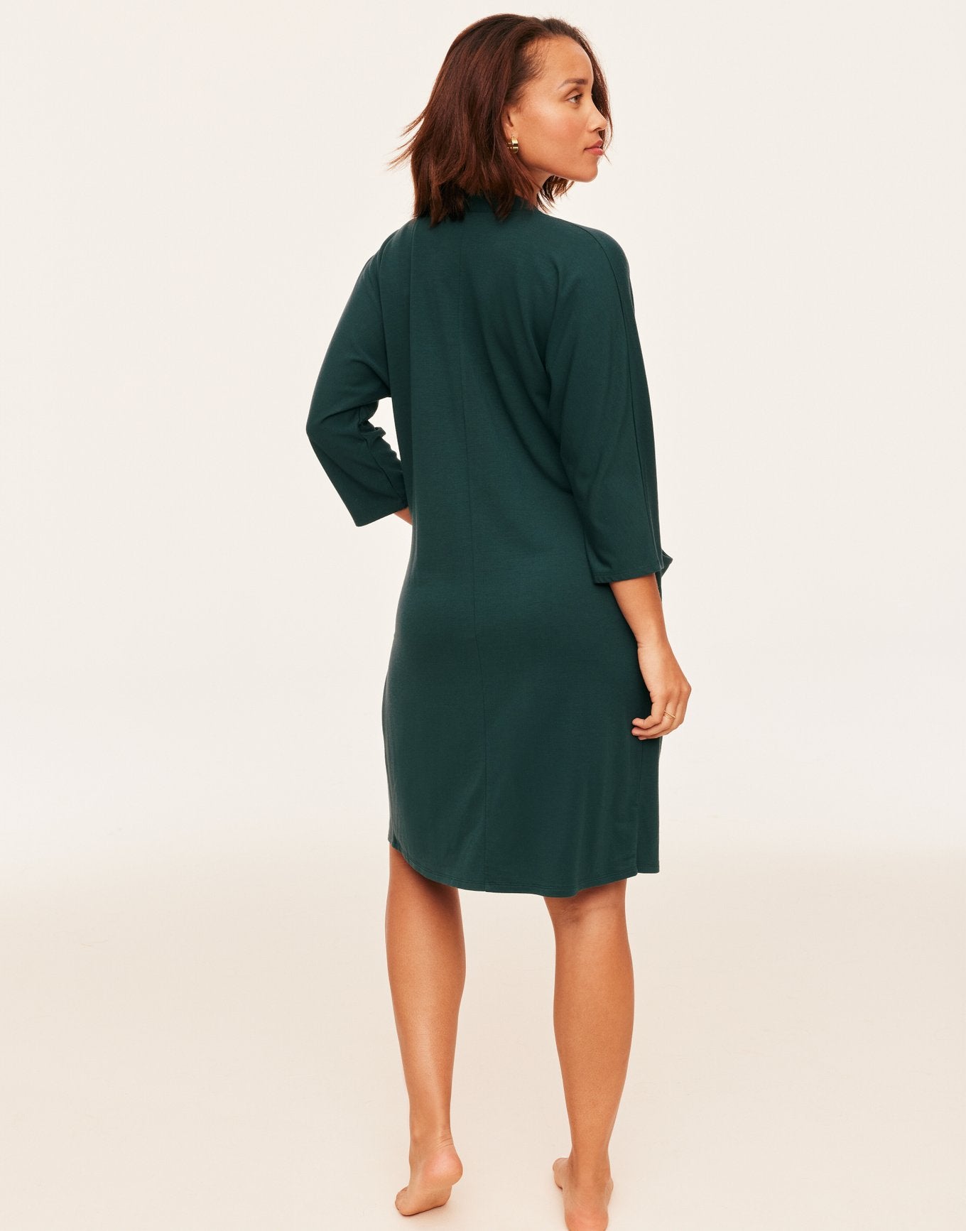 Adore Me Cassidy Robe in color Green Gables and shape robe