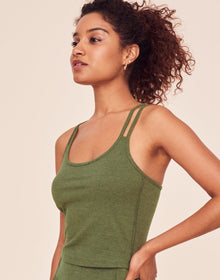 Adore Me Jovie Cotton Lounge Tank in color CYCLO 302 and shape tank