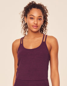 Adore Me Jovie Cotton Lounge Tank in color Cyclo 501 Purple and shape tank