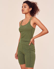 Adore Me Jocelynn Cotton Lounge Biker Shorts in color CYCLO 302 and shape short
