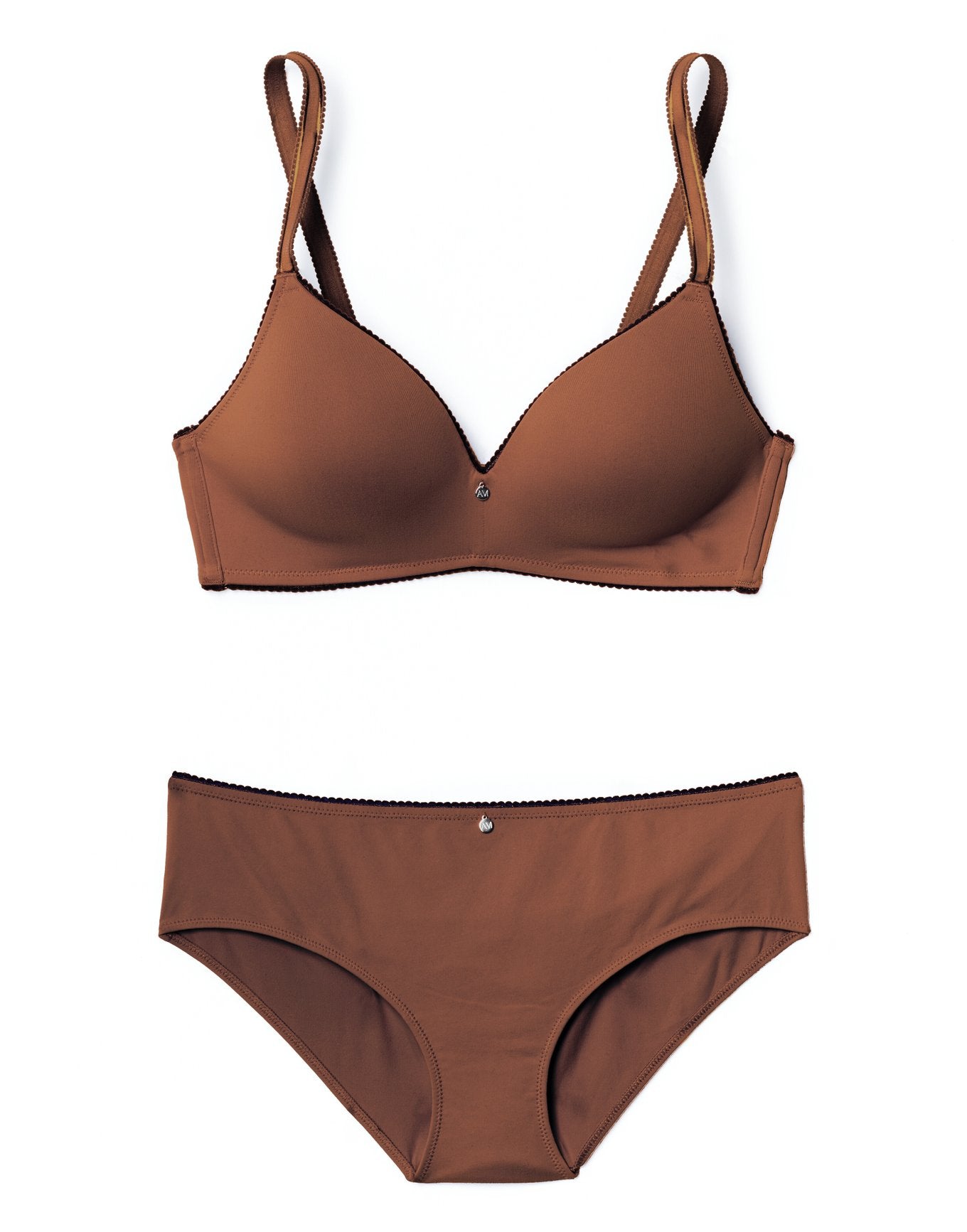 Adore Me Johanna Contour Demi in color Brown Patina and shape demi