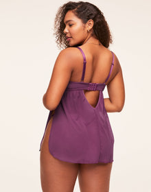 Adore Me Naia in color Grape Kiss and shape babydoll