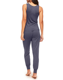Adore Me Diandra Tank & Pant PJ Set in color Graystone and shape pj