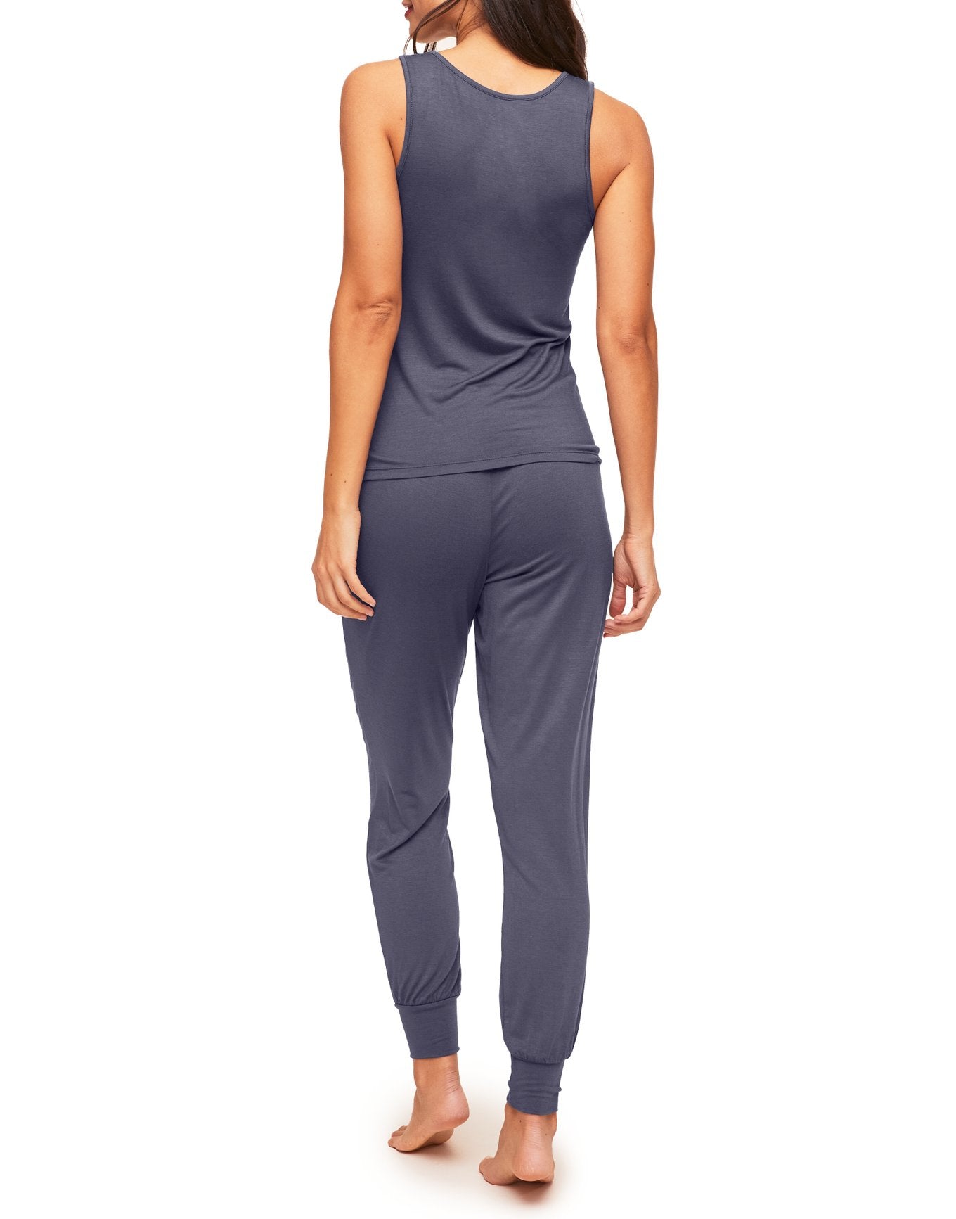 Adore Me Diandra Tank & Pant PJ Set in color Graystone and shape pj