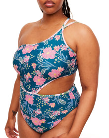 Adore Me Dustin One-Piece in color WELLESLEY FLORAL C1 and shape one piece