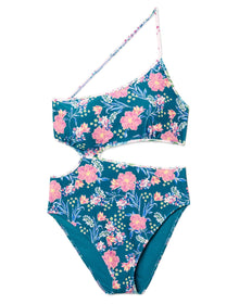 Adore Me Dustin One-Piece in color WELLESLEY FLORAL C1 and shape one piece