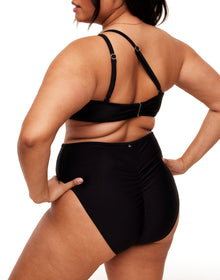 Adore Me Dustin One-Piece in color Jet Black and shape one piece