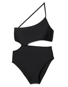 Adore Me Dustin One-Piece in color Jet Black and shape one piece