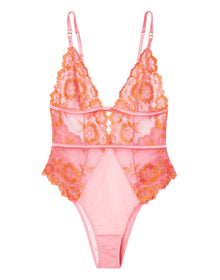 Adore Me Calissa Bodysuit in color Conch Shell and shape bodysuit