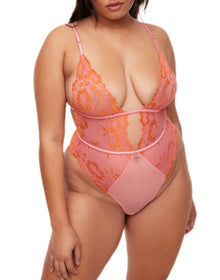 Adore Me Calissa Bodysuit in color Conch Shell and shape bodysuit