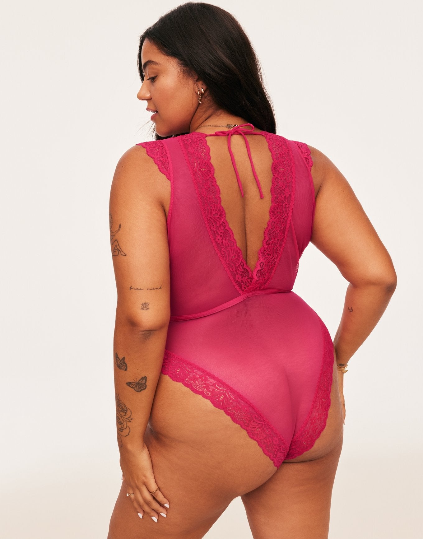 Adore Me Amanda Bodysuit in color Jazzy and shape bodysuit