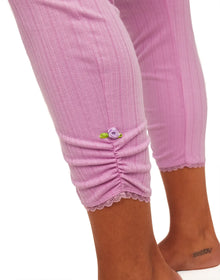 Adore Me Gema Tank & Leggings Set in color Pastel Lavender and shape pj