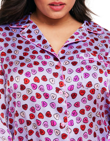 Adore Me Sammi PJ Set in color Spank Me C01 and shape pj