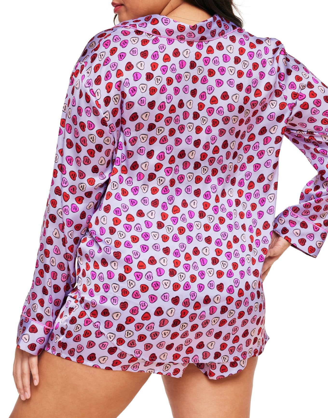 Adore Me Sammi PJ Set in color Spank Me C01 and shape pj