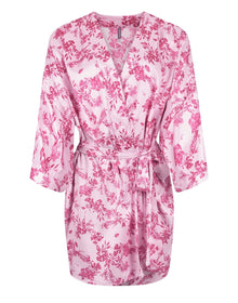 Adore Me Izabella Robe in color Brilliant Bouquet C03 and shape robe