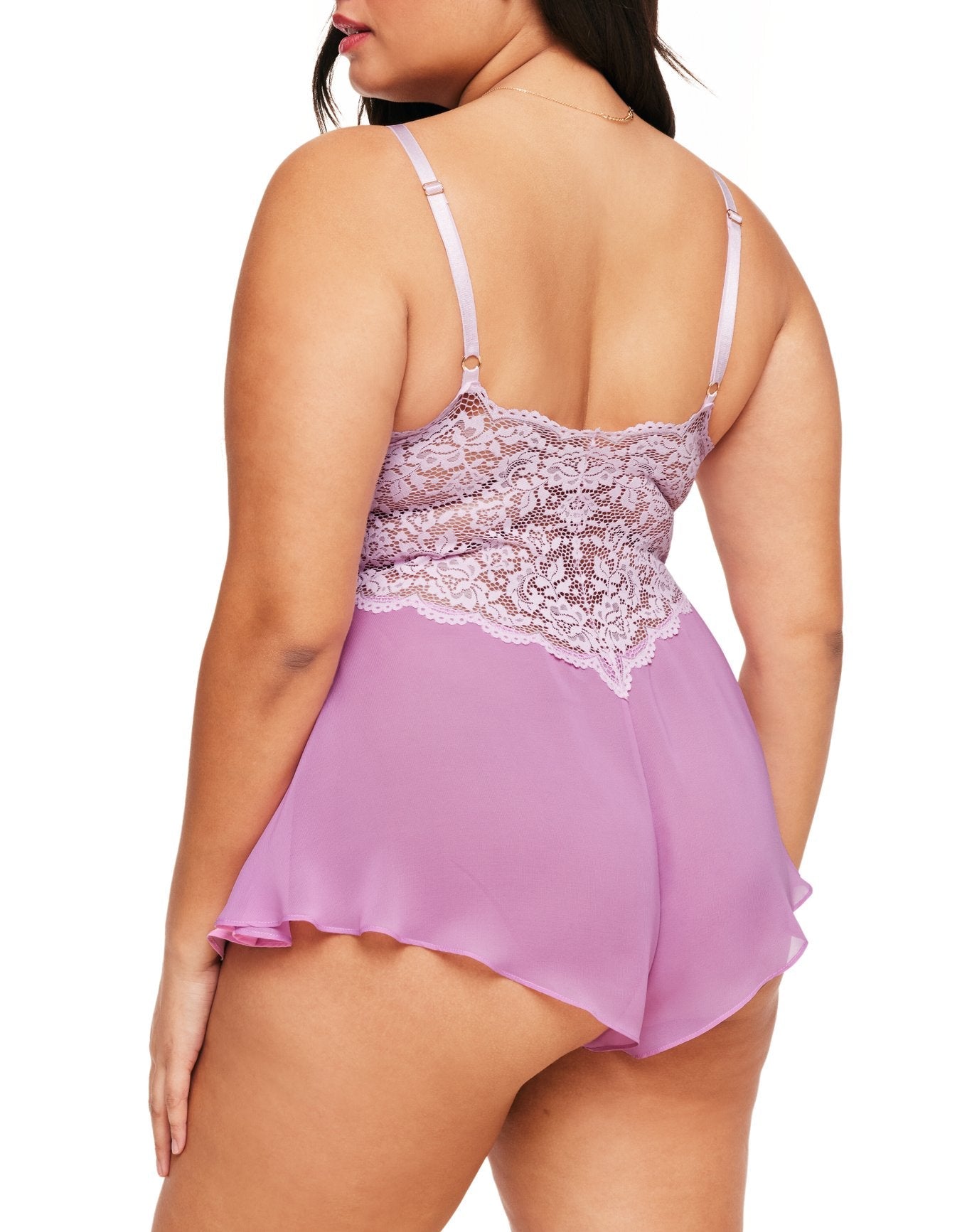 Adore Me Odessa Romper in color Pirouette and shape romper