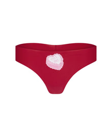 Adore Me Francine Invisible Pack Thong Panty Pack in color MULTI-RP VDAY PRINT CO2 and shape thong