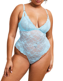 Adore Me Julianna Bodysuit in color Omphalodes and shape bodysuit