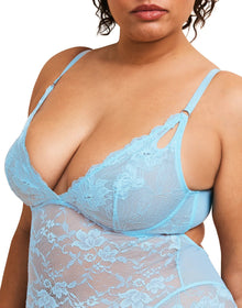 Adore Me Julianna Bodysuit in color Omphalodes and shape bodysuit