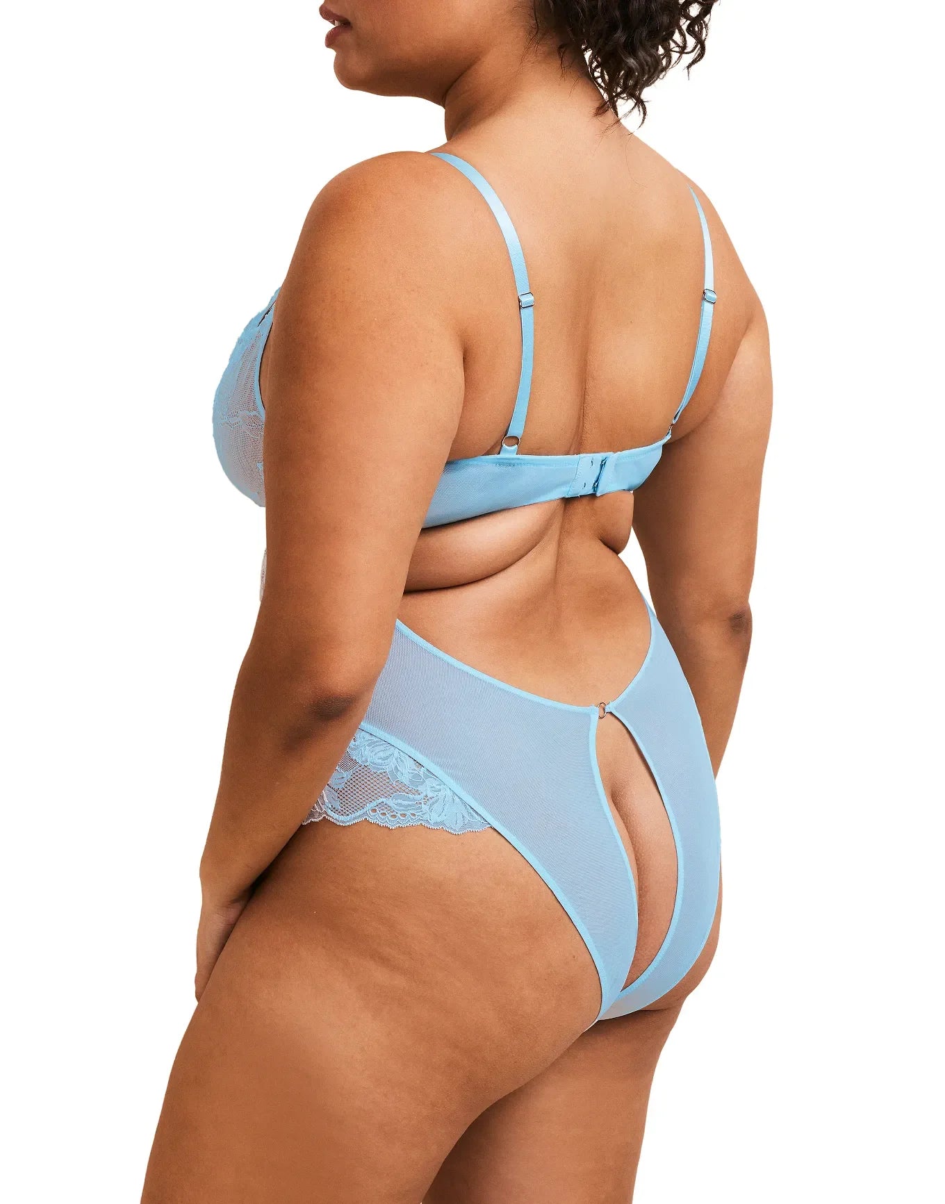 Adore Me Julianna Bodysuit in color Omphalodes and shape bodysuit