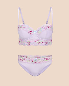 Adore Me Mavis Longline Contour Balconette in color SigLaceVari CO1 and shape balconette