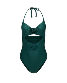 Adore Me Zola One Piece Swimsuit in color June Bug and shape one piece