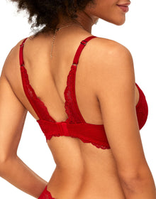 Adore Me Hannalee Unlined Full Coverage in color Barbados Cherry and shape full coverage