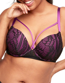 Adore Me Sparrow Contour Demi in color Jet Black and shape demi
