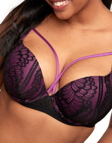 Adore Me Sparrow Contour Demi in color Jet Black and shape demi