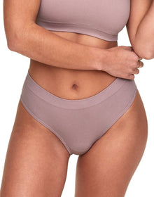 Adore Me Ina Bikini Panty in color Deauville Mauve and shape hipster