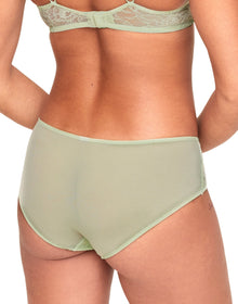 Adore Me Roxana Hipster Panty in color Celadon Green and shape hipster