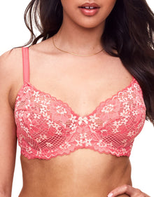 Adore Me Cinthia Unlined Full Coverage in color Sunkist Coral and shape full coverage