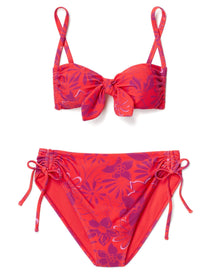 Adore Me Sienna Bra in color Joyful Daisies C02 and shape two piece