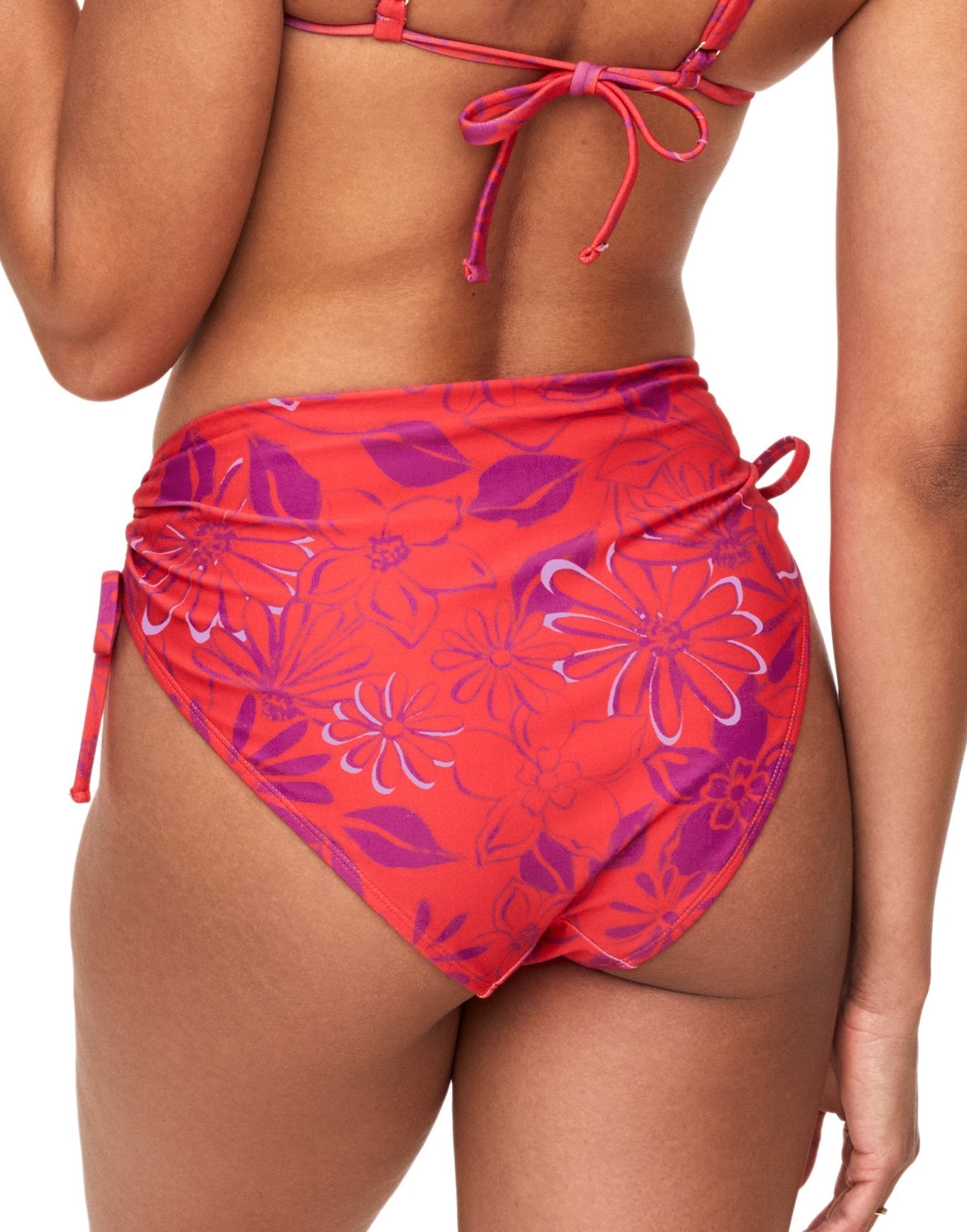 Adore Me Sienna Panty in color Joyful Daisies C02 and shape high cut