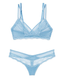 Adore Me Mindi Bralette in color Airy Blue and shape bralette
