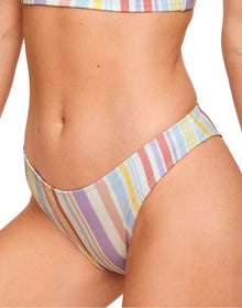 Adore Me Nina Panty in color Sun Soaked Stripe C03 and shape bikini