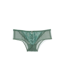 Adore Me Camilla Cheeky Panty in color Dark Ivy and shape cheeky