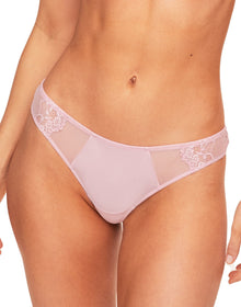 Adore Me Joslyn Thong Panty in color Bleached Mauve and shape thong