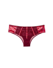 Adore Me Lisette Cheeky Panty in color Plaid Tidings C01 and shape cheeky